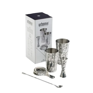 Tiki 5 Piece Cocktail Set