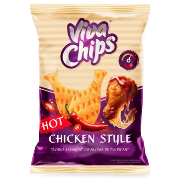 Viva csípős csirkehús ízű chips 100 gr