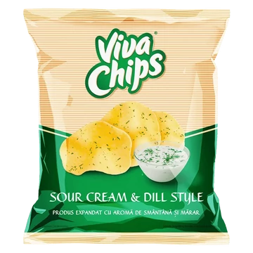 Viva tejfölös-kapros ízű chips 50 gr