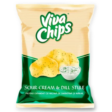 Viva tejfölös-kapros ízű chips 100 gr