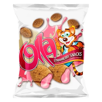 Olla töltött gabona snack epres 200 gr