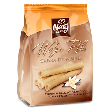 Naty rolls vaníliás ostyarúd 200gr