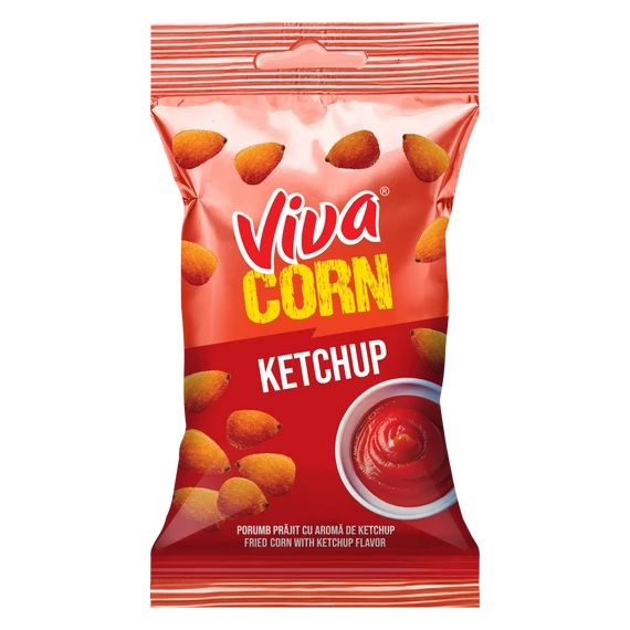 Viva Corn ketchup ízű pörkölt kukorica 70 gr
