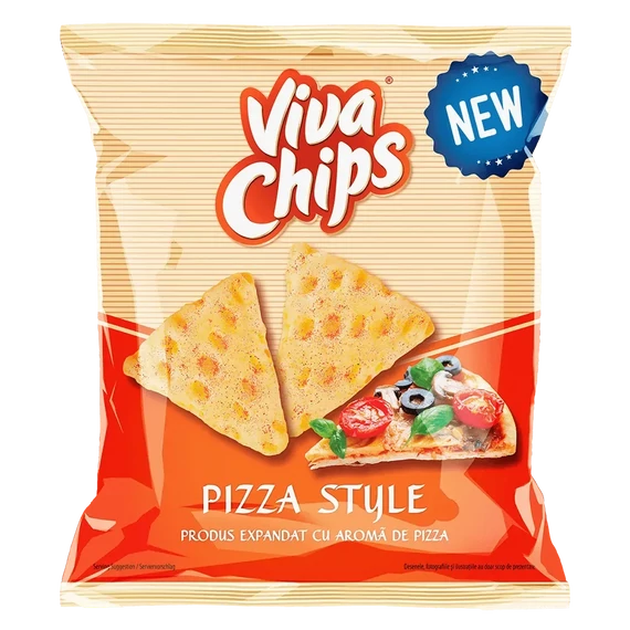 Viva pizzás ízű chips 50 gr