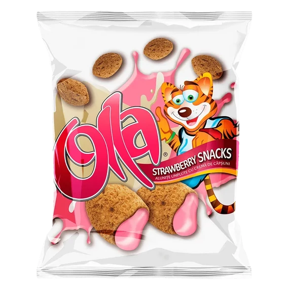 Olla töltött gabona snack epres 200 gr