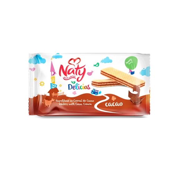 Naty kakaós krémmel töltött ostya 160 gr