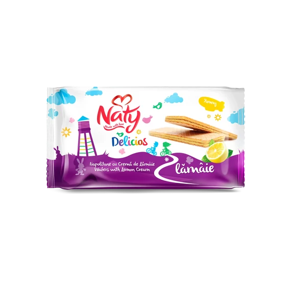 Naty citromos krémmel töltött ostya 160 gr