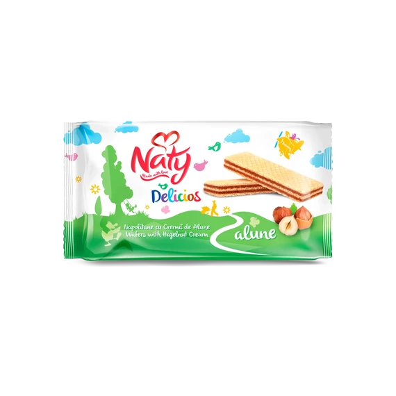 Naty mogyorós krémmel töltött ostya 160 gr