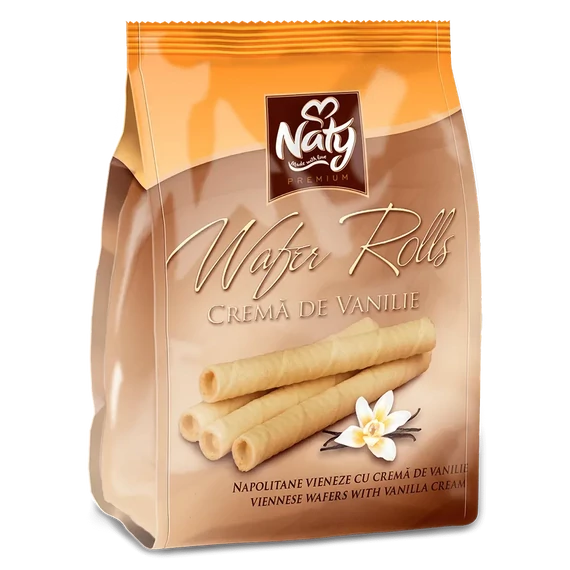 Naty rolls vaníliás ostyarúd 200gr