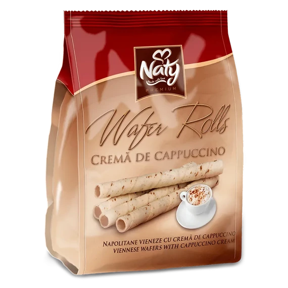 Naty rolls cappuccinós ostyarúd 200gr