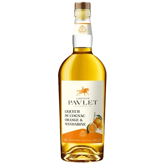 Liqueur de Cognac Orange Mandarine PAULET 40tf% 0,7 l